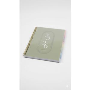 Rileys 2026 Planner, Agenda Planner With Weekly And Monthly View, Daily Agenda Book And Yearly Planners Calendar Book, Spiral Bound With Tabs, Notes, Goals And Holidays (Green, 8.5 x 11 in)