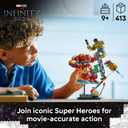 LEGO Marvel Epic Battle: Hulkbuster vs. The Hulk Building Toy for Boys & Girls - Avengers: Age of Ultron Display & Play Set W/2 Minifigures for Kids, Ages 9+ - Gift Idea for Birthdays - 76343