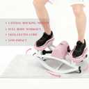 Rock Stepper, Side to Side Rocker Machine, Steppers for Exercise at Home, U-Shaped Rock Stepper Machine with Digital Display & Resistance Bands250 LBS Loading Capacity Exercise Equipment