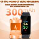 64GB Mini Video Camera,1080P HD Portable Mini Nanny Video Camera Loop Video Body Recorder for Home,Office for Outdoor