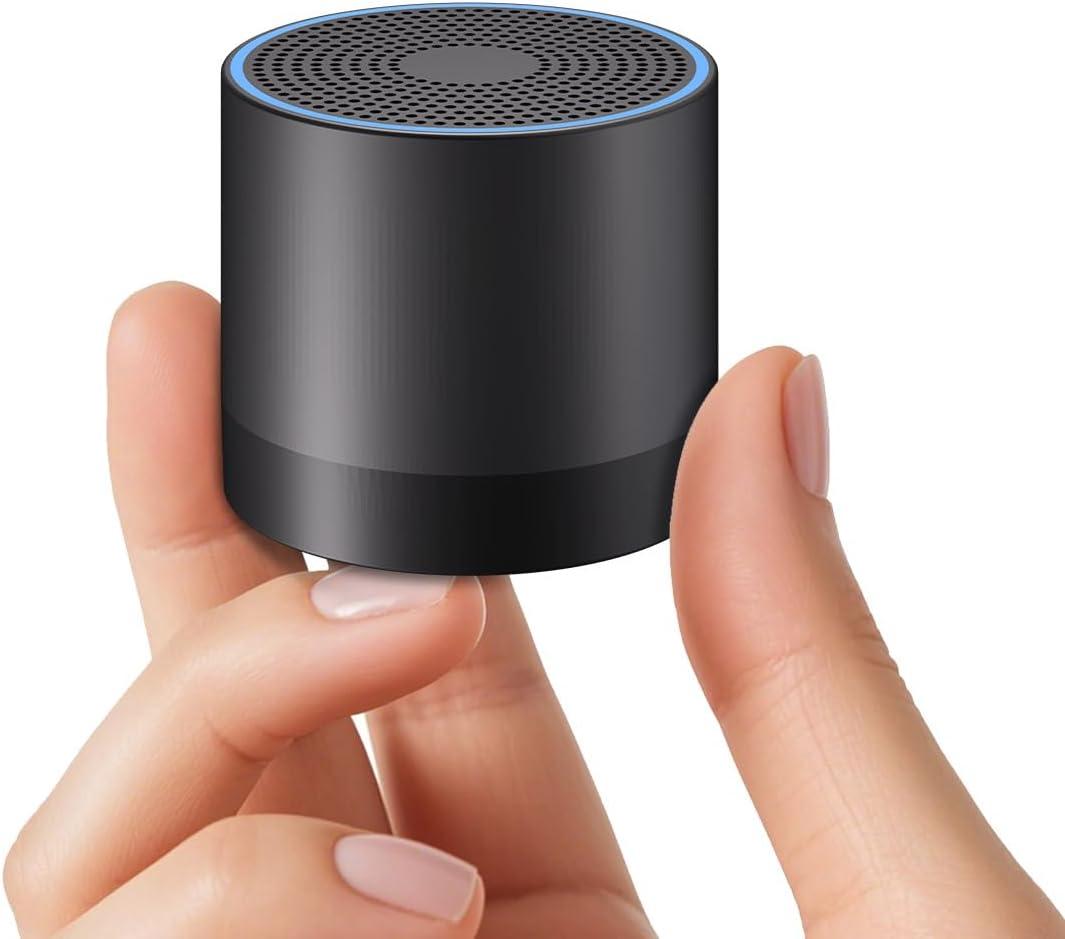 Portable Mini White Noise Machine Sound Machine with 30 Soothing Sounds for Newborn Kids Adults Rechargeable Sleep Brown Noise Machine with 4 Timers Memory Function for Travel Camping Home and Office (Black)