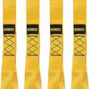 DEWALT 1.7"×18"×11,000 lbs Heavy-Duty Soft Loops Tie-Downs, 4 Pack