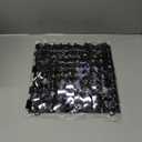 Black Shimmer Wall Backdrop, 24PCS Square Sequin Shimmer Backdrop Panel, Black Background for Birthday Graduation Themed Event Party Decoration (6ftx4ft)