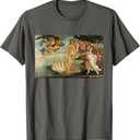 The Birth of Venus Painting by Sandro Botticelli T-Shirt, M