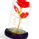 Childom Mothers Day Flowers Gifts for Mom from Daughter Son,Birthday Gifts for Women Mom Grandma Wife,Flowers for Delivery Prime,Rotating Purple Light Up Rose in A Glass Dome,Wedding Valentines Gifts