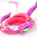 Kids Pool Floats with Water Gun, Unicorn Toddler Inflatable Pool Toys for Kids Age 3-8 Years Old, Summer Outdoor Water, Beach, Swimming Pool Toys Gift for Boys and Girls