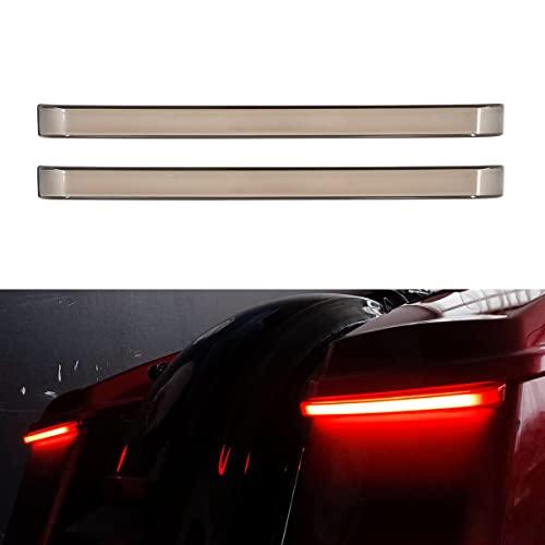 HDBUBALUS Saddlebag Tail Light LED Running Brake Sequential Turn Signal Lamp Fit for Harley Touring Electra Glide Street Road Glide 2014-Later Smoke Lens
