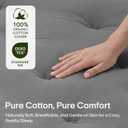 ZonLi Japanese Floor Futon Mattress Twin Size 75"x 39", 100% Cotton Cover 4" Thicken Tatami Mattress, Foldable Sleeping Pad, Portable Dormitory Tatami Mat, Roll Up Floor Lounger Bed for Adult