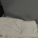 CYMULA Knit Throw Blanket for Couch Cream White - Super Soft Lightweight Plush Fuzzy Fluffy Cozy Blankets and Throws for Sofa Bed, 50 x 60 inches