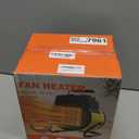 Outdoor Heater for Patio, 1500W Electric Garage Outdoor Heaters with 3 Modes, 3s Fast Heating, with Overheat Protection, Electric Space Heaters for Patio, Garage, Greenhouse, Office (Black)