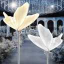 3-Color Butterfly Floor Lamp - Adjustable Wedding/Home LED Lighting, Ceiling Hanging & Standing Dual Use Decorative Lamp, 2 Pack 80cm(31.4") Elegant Butterfly Shape Floor Light