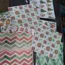 Konsait 24 Sheets Christmas Scrapbook Paper 12x12, Double Sided Watercolor Christmas Pattern Paper Xmas Decorative Papers Xmas Cardstock Pad Origami Papers for Card Making Scrapbook Supplies