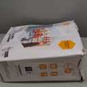 Turbo Bee 100 Sets 32 OZ Clear Plastic Cups with Lids and Straws, Disposable To Go Iced coffee cups with lids for Cold Drinks, Smoothie, and Slushie