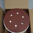100 PCS 6 Inch Sanding Discs, 6 Hole Hook and Loop Sandpaper 60 80 120 240 400 Grit Set, Round Orbital Sand Paper Discs for Sander