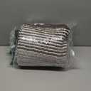 BSICPRO Bathroom Rugs and Mats Sets, 2 Piece Thick Absorbent Chenille Bath Mat Rug Set Non Slip, Soft Shaggy Bath Room Floor Mats for Bathroom, Machine Washable (Brown, 20" x 47" Plus 16" x 24")