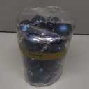 KI Store Blue Christmas Balls 34pcs 2.36-Inch Christmas Tree Decoration Ornaments for Xmas Tree Holiday Wreath Garland Decor Ornaments Hooks Included