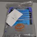 Case for iPad Pro 11 Inch 2022/2021/ 2020/2018: Silicone Cover for iPad 11 Inch 4th/ 3rd/ 2nd/ 1st/ Generation with Screen Protector- Stand- Handle- Shoulder Strap- Pencil Holder- Blue