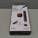 Chefman Electric Bottle Opener Makes Opening Bottles Fast, Foolproof, And Fun! Black, Battery-Operated 4-Piece Corkscrew Set Comes With A Foil Cutter, Pourer, And Vacuum Stopper