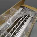 SNTD Dish Drying Rack - Extendable Dish Rack, Large Sink Drying Dish Drainer for Kitchen Counter, Stainless Steel Dish Strainer with Utensil Holder (White)