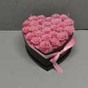 Hover Flower 27 Forever Preserved Flowers in a Box, Vanlentines Day Gifts for Her, Eternal Roses Flowers for Delivery Prime, Birthday Gifts for Women Mom Grandma Wife (Pink)