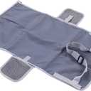 Toddler Airplane Bed, Polyester Fabric Kids Travel Seat Extender with Fun Airplane Design, for Long Flights Trips and Outings