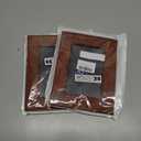 2 x Textured Picture Frame with Stand, PU Leather, Multiple Colors Available(Brown)
