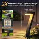 WdtPro Solar Lights Outdoor Pathway Lights, 6 Pack Upgraded Bright LED Outdoor Solar Light for Outside, IP65 Waterproof Solar Garden Light for Yard, Driveway, Walkway, Landscape, Patio Decor