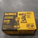 DeWalt ATOMIC 20V MAX Lithium-Ion Cordless 2-Tool Combo Kit with 5.0 Ah and 2.0 Ah Batteries, Charger and Kit Bag