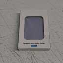 Magnetic Wallet Cell Phone Card Holder for Phone Case with Mag-Safe, Stronger Magnetic RFID Leather Phone Wallet Stick on Series of iPhone 16/15/14/13/12 and Pro/Promax, Purple