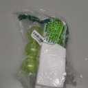 Glass Bud Vase Set of 2, Bubble Hydroponic Vase Small Glass Flower Vase Clear Centerpieces for Wedding Rustic Home Decor, Decorative Glass Bottles for Office Table Dcoration (Green) (Yellow,Blue,Green)