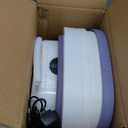 Portable Washing Machine, 16L Upgraded with Spin Basket Laundry Machine, 3 Cleaning Modes Suitable for Small Clothes, Foldable Design Ideal for Hotel, Campain, Apartment and Home, Purple