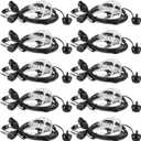Weewooday 20 Pack Walkie Talkies Earpiece with Mic Radio 2 Pin Acoustic Tube Headset Earpiece Compatible with Baofeng UV-5R Retevis H-777 RT1 RT21 RT22 Arcshell AR-5 2 Way Radio