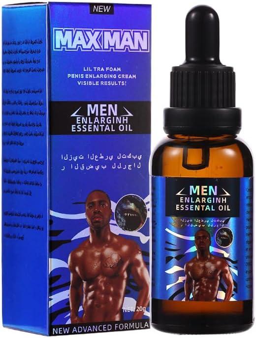 Men Massage Essential Oil Sexual Enhancement ErectionEssential Energy for Care Delay Performance Boost Strength(MAX Man)