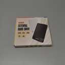 Portable External Hard Drive Storage Expansion Mobile HDD USB 3.0 USB-C for PC, Mac, Desktop, Laptop, PS4, Xbox One X/S, Xbox 360, Office & Game (Black, 1TB)