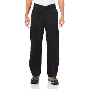 Dickies Men's Relaxed Straight Flex Cargo Pant (Black, M)
