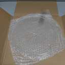 13.5" 340mm Microwave Turntable Plate Compatible with Panasonic F06015Q00AP F06014T00AP, 13 1/2 inch Replacement Microwave Glass Plate for GE WB49X10114 (13.5" Small Coupler Hole)