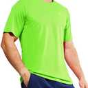 Haimont Men's Athletic Short Sleeve T Shirts Moisture Wicking Breathable Running Workout Gym Active Tee, Crew Neck S