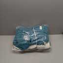 ESTINGO Heated Blanket Electric Throw 50''X60'', Ultra Soft 350GSM Luxury Faux Fur Plus 200GSM Sherpa, Upgraded Selected Cozy & Thick Fabric, 5 Heating Levels & 4H Auto Off, Peacock Blue