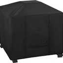 NettyPro Square Fire Pit Cover Fade Resiatant Waterproof Heavy Duty 600D Outdoor Patio Firepit Cover for Gas Propane Fire Pit Table, 36 x 36 x 24 Inch, Black