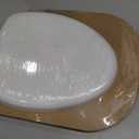 Mayfair Padded Toilet Seat with Chrome Hinges, Soft Vinyl over Wood Core Seat, Made in USA, Elongated, White