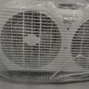 Comfort Zone Twin Window Fan with Reversible Airflow Control, 9 inch, Auto-Locking Expanders, 2 Speed Fan, Dual Fan, Exhaust, Airflow 9.84 ft/sec, Ideal for Home, Kitchen, Bedroom & Office, CZ319WT