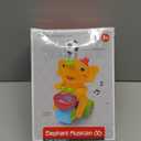 Baby Elephant Musical Crawling Toy with Lights, Sounds, Blowing Ball, Infant Sensory Toys, Birthday Gifts for Kids Boy Girl 3 4 5 6 7 8 Years (Blue)