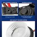 KAX AC Blower Motor for Mercedes-Benz C300 C350 C63 AMG 2008-2014, E350 GLK350 E550 E63 AMG 2010-2011, SLS AMG 2011-2015 - HVAC Heater Blower Motor Replaces# 700248,75029