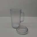G.E.T. Heavy-Duty 1 Gallon Plastic Pitcher with Lid, Clear, BPA Free