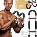 Saker Twister Arm Trainer, Adjustable Forearm Strengthener, Arm Exercise Equipment, Chest Workout Equipment, Portable Spring Resistance for Home Workout Equipment