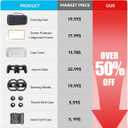Accessories Bundle for Nintendo Switch 2, 16-in-1: Carrying Case, 2 Screen Protectors, Steering Wheel, Grip for Joycon Controller, Dockable Console Protective Cover Shell, etc. 2025 Switch2 Game Kit