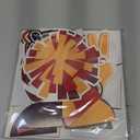 10 Pcs Football Party Decorations Chiefs Centerpieces for Table Red Football Honeycomb Centerpiece Tabletop Decorations Sports Ornaments for Sports Game Day Birthday Party Decor Supplies