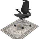 Vicwe Office Chair Mat for Hardwood Floor & Tile Floor, 36"x48" Desk Chair Mat Rug for Rolling Chairs, Anti-Slip Computer Gaming Chair Mat, Low Pile Carpet Floor Mat (36x48, Light Gray)