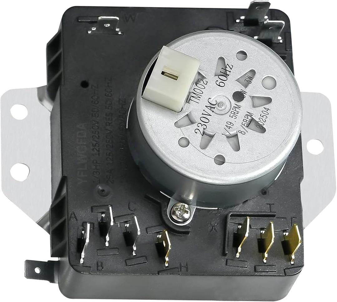W10185982 Dryer Timer,WPW10185982 Dryer Time Replacement Compatible with Whirlpool,Maytag,KitchenAid,Jenn-Air,Amana,Magic Chef,Admiral,Norge, Replaces WPW10185982, AP6016541,WGD4800XQ0.