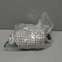 Allegra K Women's Elegant Short Sleeve A-line Dresses Plaid Tweed Dress, Large Apricot